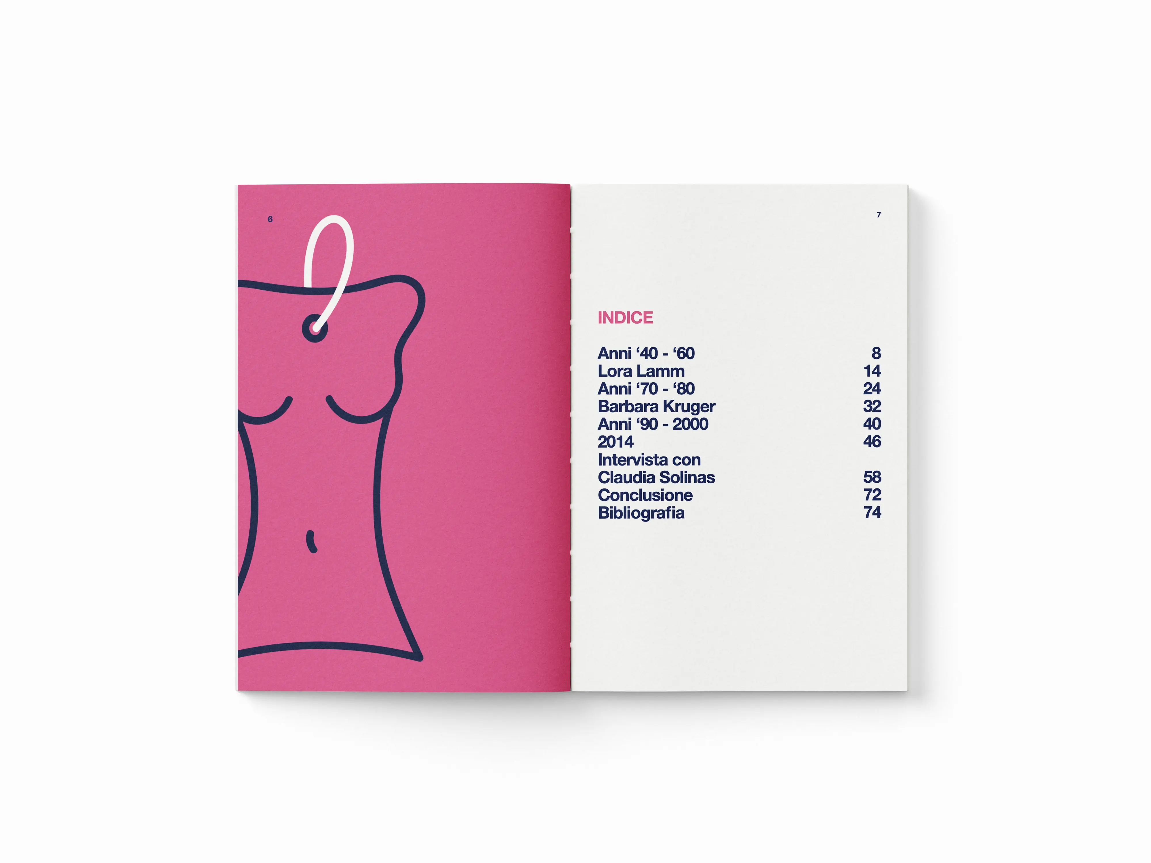 Mockup libro progetto FemVertising